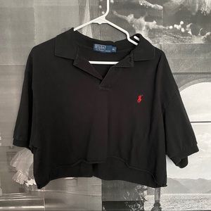 Brandy Melville cropped polo